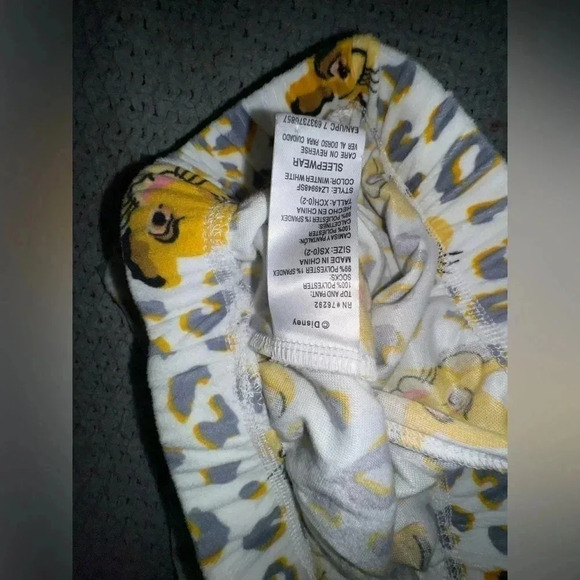 Disney The Lion King Simba Leopard Print Size XS Soft EUC - Picture 3 of 11